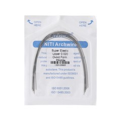 AZDENT Dental ortodónico alambre de arco Ni-Ti redondo rectangular natural Ovoid