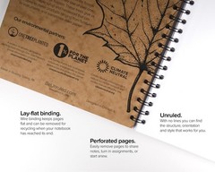 Unruled Classic Blank Spiral Notebook, 8″ x 10.5″, 70 Sheets, 60lb Premium Pl…