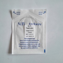 1PC Dental Orthodontic Super Elastic Niti Twist Round Arch Wire Ovoid 014 Upper
