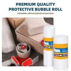 3/16 Small Bubble Cushioning Wrap Padding Roll Perforated Every 12″ Multi Length