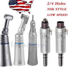 NSK Style Dental Slow Low Speed Handpiece Straight Contra Angle Air Motor 2/4H Y