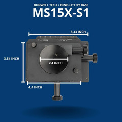 MS15X-S1 X/Y Fine Adjustment & Rotational Base – 3.25″ X 4.25″ Table Size – Desi