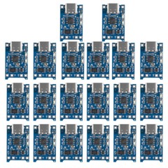 20PCS Type-C USB 5V 1A 18650 TP4056 Lithium Battery Charging Board Charger