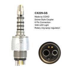 COXO Multiflex Dental Handpiece Coupler Quick Coupling Swivel 4 Hole 6 Pin NSK