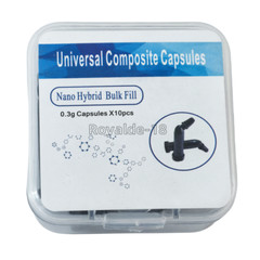 Dental Composite Resin Capsules Unidose Caps Hybrid Light Cure 0.3g A1/2/3/3.5
