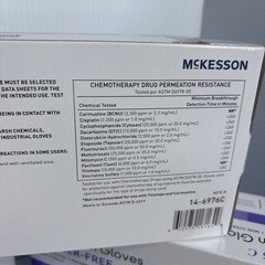 600 McKesson CT Confiderm Nitrile Exam Gloves Powder-Free – Medium size/Blue