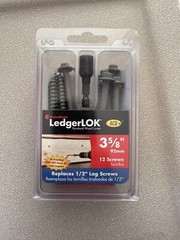 FastenMaster LedgerLOK Structural Wood Screws 3-5/8″ inch with Bit 12 Pack
