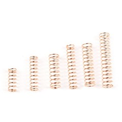 Miniature Compression Spring Brass Wire 5mm – 40mm Length 0.1mm – 1.2mm Diameter