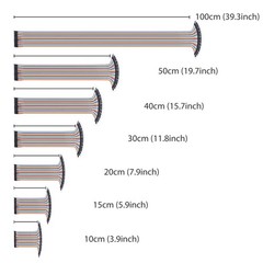 120pcs Breadboard Jumper Wires 20cm Wire Length Optional Dupont Cable Assorted