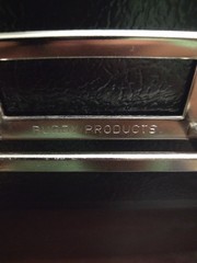 Metal File card Drawer, 3″ X 5 ” Double Drawer, Black, Buddy Products Vintage