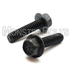 Bulk Qty 800 – 5/16-24 x 1″ Hex Flange (Frame) Bolt Grade 8 Black Phosphate