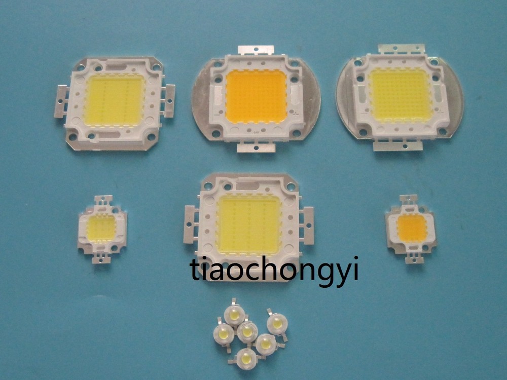 High Power LED 1W.3W.10W.20W.30W.50W.100W Warm white/Cool white chip lamp