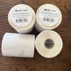 4Rolls X 250 Total 1000Labels 4×6 Direct Thermal Shipping Zebra Eltron ZP450
