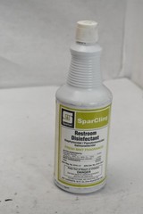Spartan SparCling Restroom Disinfectant Fresh Mint 32oz Quart Bottles Case 10