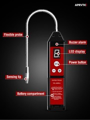 LED Refrigerant Leak Detector for R22 R410A R134A Freon Gas Sniffer