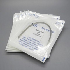 100 Pcs Dental Orthodontic Round Arch Wire Super Elastic NITI Ovoid/Natural U/L