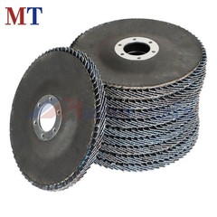 200 Pcs High Quality 4.5″ 40 Grit T29 Premium Zirconia Flap Disc Sanding Grnding