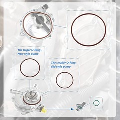 2.0T Vacuum Pump Rebuild Gasket Seal Kit Replacement for Jetta, GTI, GLI, Passat