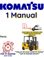 KOMATSU FD40T-7 FORKLIFT PARTS MANUAL PDF USB
