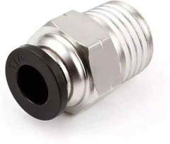 Male Straight 1/4″ Tube OD x 1/4″ NPT Thread Push to Connect Tube Fitting 10Pcs