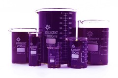 Set of 6 Laboratory Glassware Science Lab Chemistry Beaker 50/100/250/500/1000ml