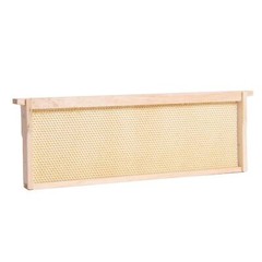 Beekeeping Beehive Frame, Waxed Plastic Foundation, Medium Assembled Amish Made