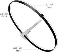 Long Heavy Duty Zip Ties 22 inch with 120 Pounds Tensile Strength Strong UV R…