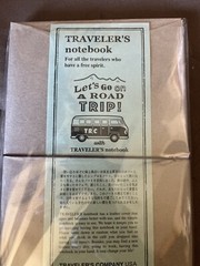 Let’s Go On A Road Trip, Traveler’s Notebook/Company • Regular Notebook • Brown