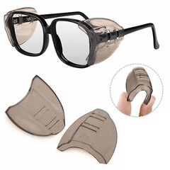 1~10Pairs Side Shields For Eye Glasses Slip On Safety Glasses Shield Universal