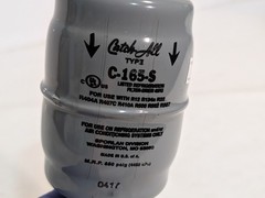Sporlan C-165-S Catch-All filter-drier 16 cu in 5/8 ODF R410A R22 R134a
