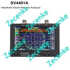 SV4401A 50KHz-4.4GHz VNA Vector Network Analyzer 100DB Dynamic 7 Inch Touch LCD