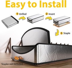 Energy Saving Attic Door Insulation Cover 25″x54″x11″ with R-Value 15.5