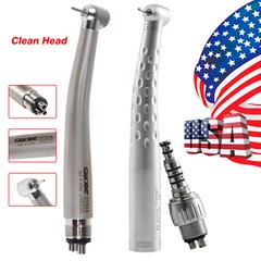 STNABM GB4 Fit NSK KaV Dental High Speed Handpiece Push Button Turbine 4Hole