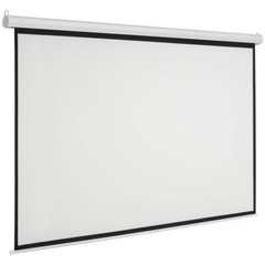 92″ HD 16:9 Motorized Projector Screen Home Theater Movie w/ Remote Matte White