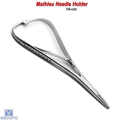 Mathieu Needle Holder surgical suture Forceps And Bracket Height Wick Type Gauge