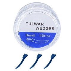 40Pcs Dental Tulwar Wedges Sectional Matrix System Plastic Diastema Wedge Refill