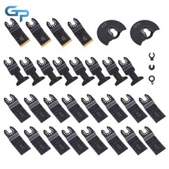 30 Pack Titanium Multi Tool Saw Blades Universal Japanese Tooth Blades Kit