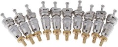 20 Pack Valve Core Replacement Copper High Pressure R22 R32 R410A Schrader Valve