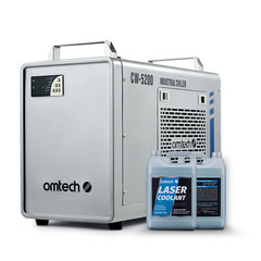 OMTech Water Chiller CW-5200 for CO2 Laser Engraver Cutter with Laser Coolant