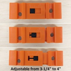 Welding Spacers for 1/2″ and 3/4″ Handrail Balusters/Spindles, Width and Height