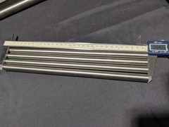 Titanium 6AL4V Round Bar .562 x 12″, Ti bar stock, Ti6AL4V ELI Grade 23, 9/16″