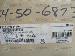 SCHNEIDER AEG MODICON MICRO 110CPU31101 CPU AC POWER SUPPLY NSMP