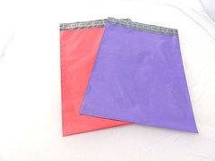 100 Pink Purple 7×10 Flat Poly Postal Mailer Envelopes, Self Seal USPS Shipping