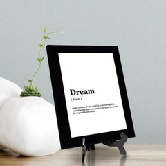 Dream Dictionary Definition Decorative Wall Plaque With Easel Acrylic Stand