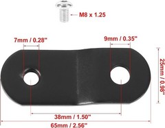 1.5 Inch Motorcycle Gas Tank Rising Lift Kit Replacement Steel Size: 1.5 Inch
