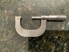 Vintage Brown and Sharps Outside Micrometer 3 piece set