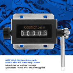 Bale Counter For Manual Counter Hand Tally Counter 5 Digit Num 0-99 Manual Tally