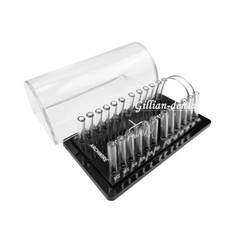 Dental Orthodontic Arch Wire Storage Box Archwires Organizer Holder Round Cases