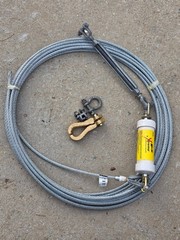 XTREME Miller 60FT SkyWalker Temporary Horizontal Lifeline Systems Kit DFCLL NEW