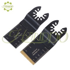 50PCS Titanium Oscillating Saw Blades Wood Plastics Metal Multitool Blades